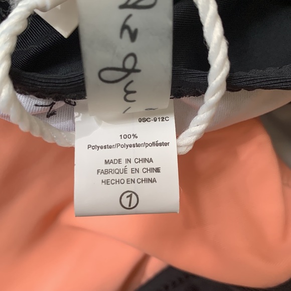 NWT Cupshe One-piece Pink & Black Halter Swimsuit ☀️ - Picture 9 of 10